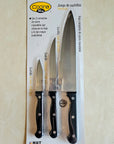 Juego de 3 cuchillos Venecia – Acero Inoxidable | Cocina Mía